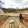Tibet Nyingchi Yaluzangbu River Great Canyon——jiala village Ferry boat