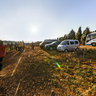 yunnan kunming Dongchuan Red Soil 4——Sightseeing the sunset of Dongchuan Red Soil at Daping pond