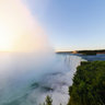 Sunrise Niagara Falls in Canada