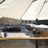 RARE... West Wall (Wailing Wall) Overwhelmed with Umbrellas, Jerusalem